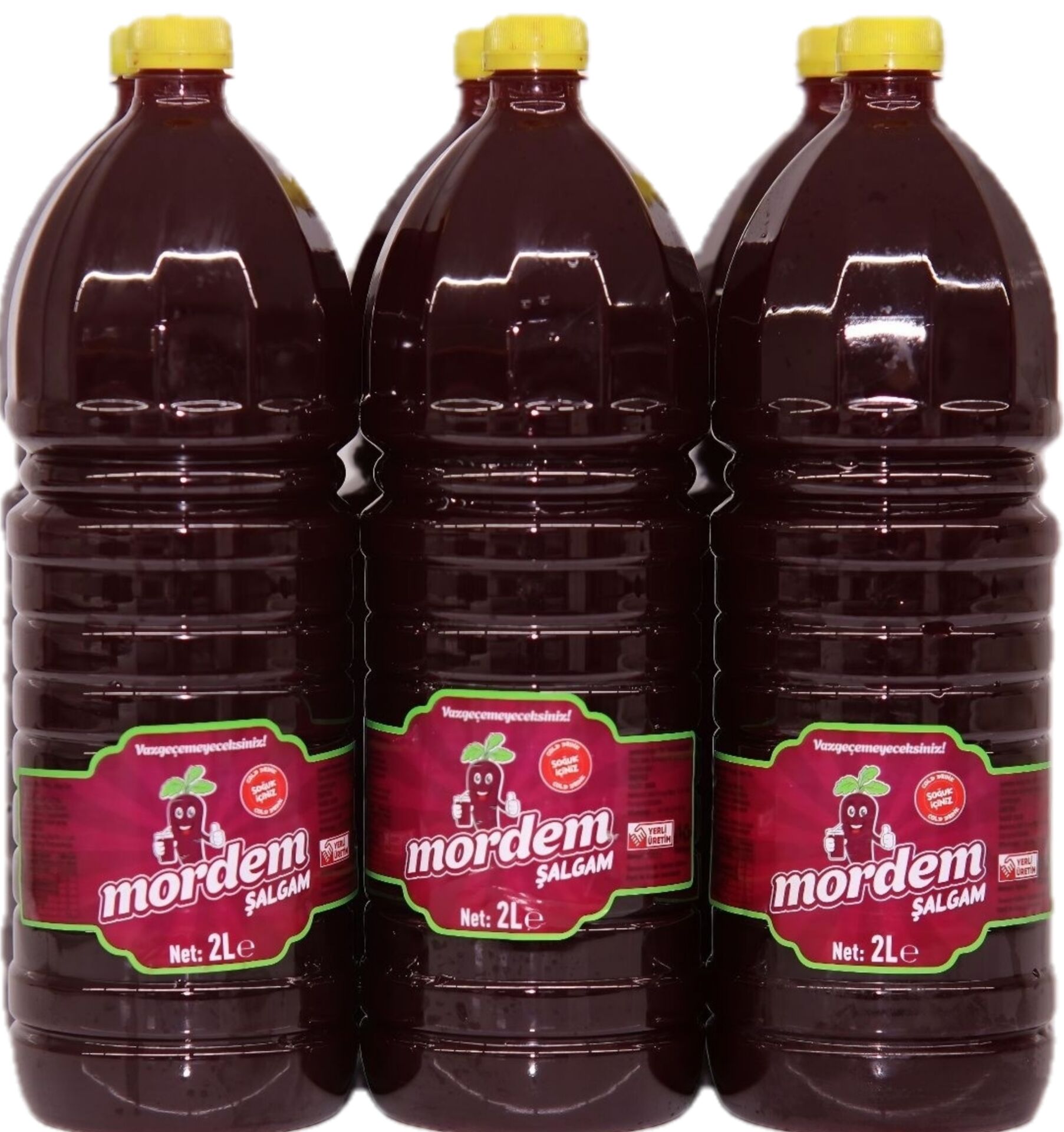 6 Adet 2 Lt  acısız şalgam