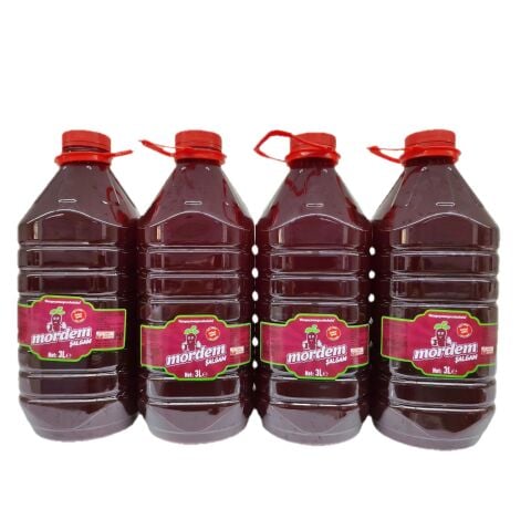 4 adet 3 litre  acılı şalgam