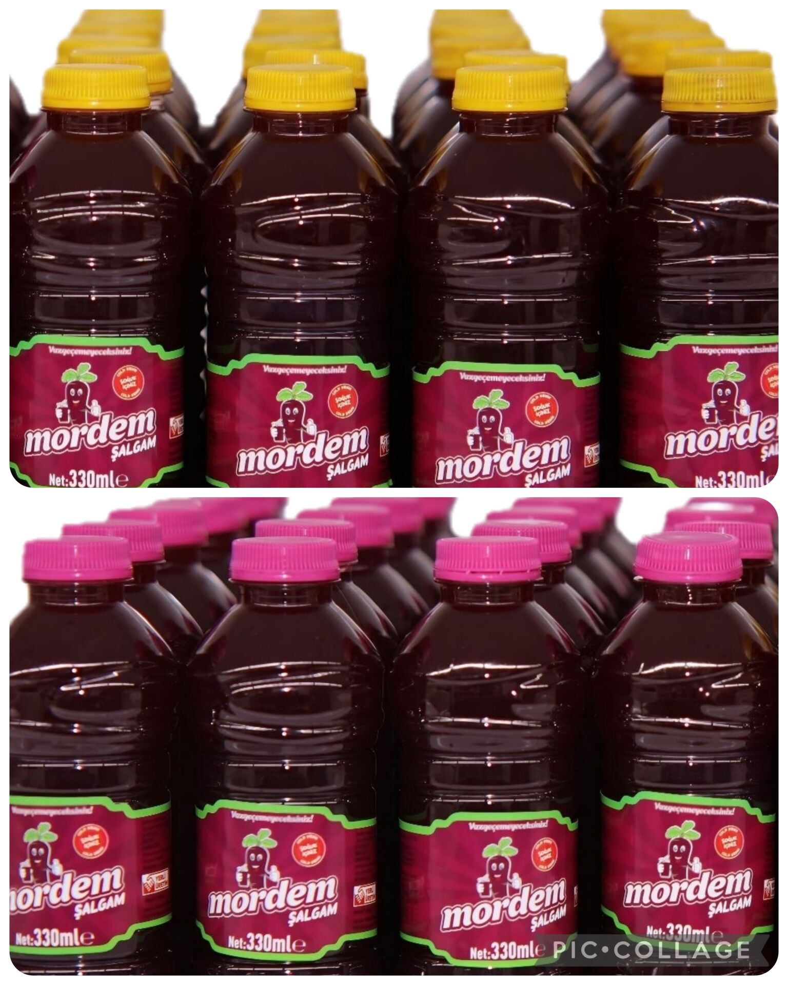 24 Adet 330ml acılı 24 Adet 330 ml acısız şalgam[48 adet]