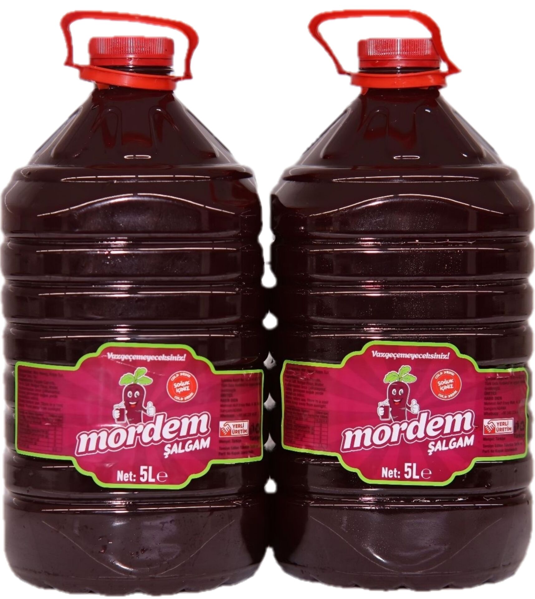 2 adet 5 lt acılı şalgam