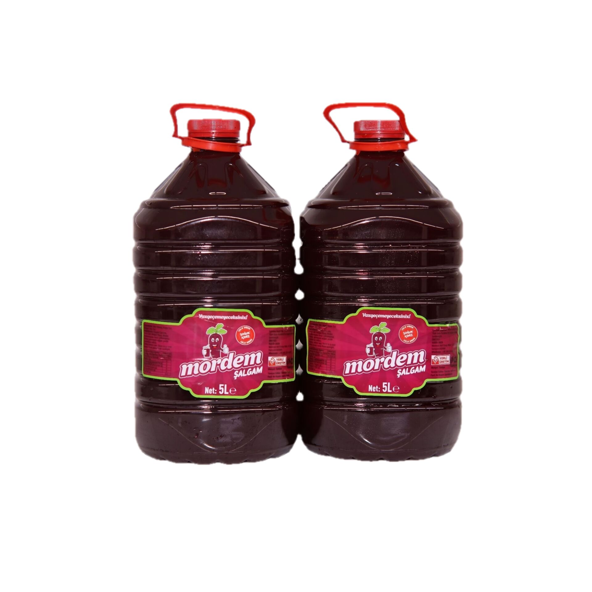 2 adet 5 lt Acılı taneli şalgam