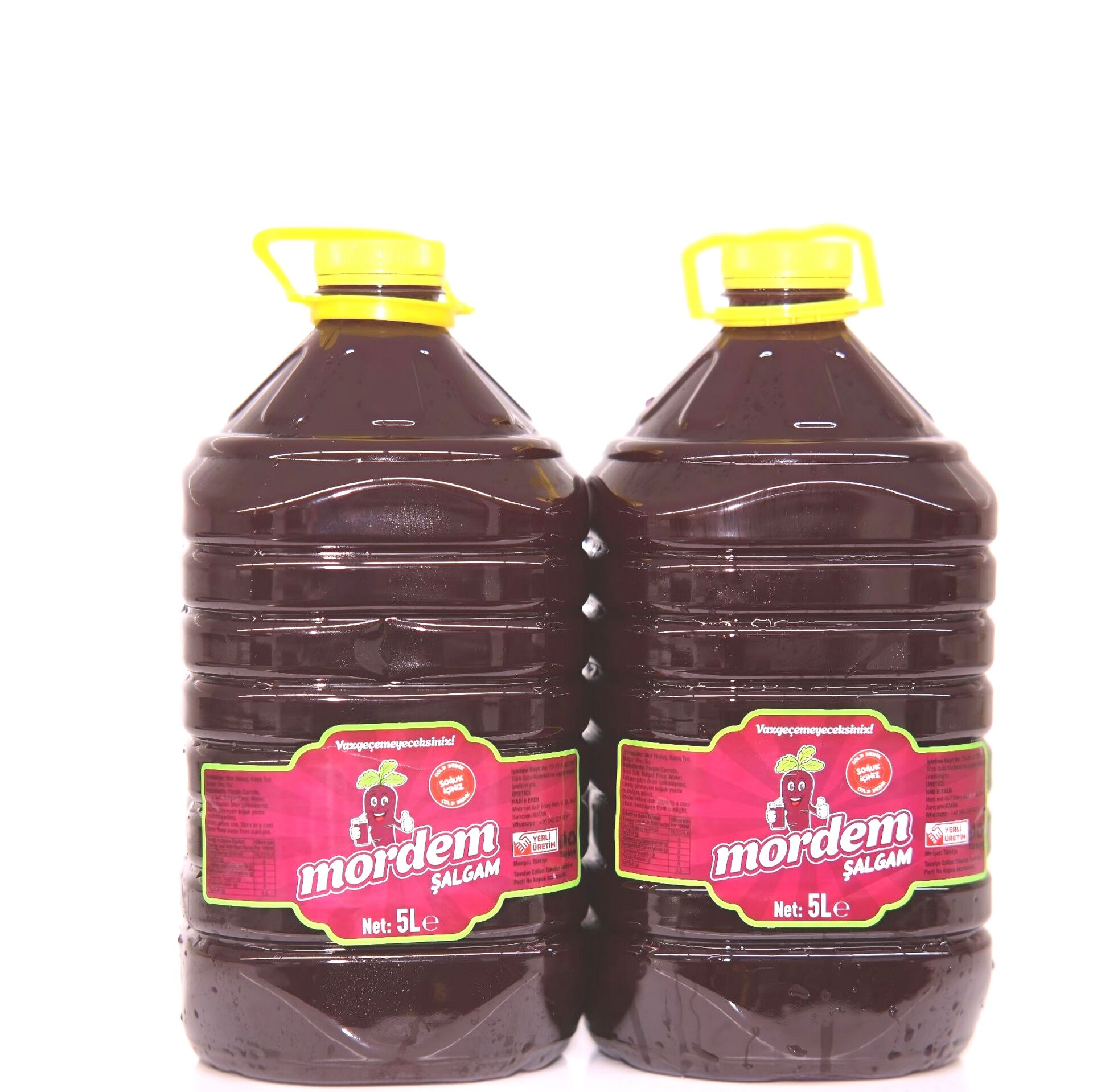 2 adet 5 lt acısız şalgam